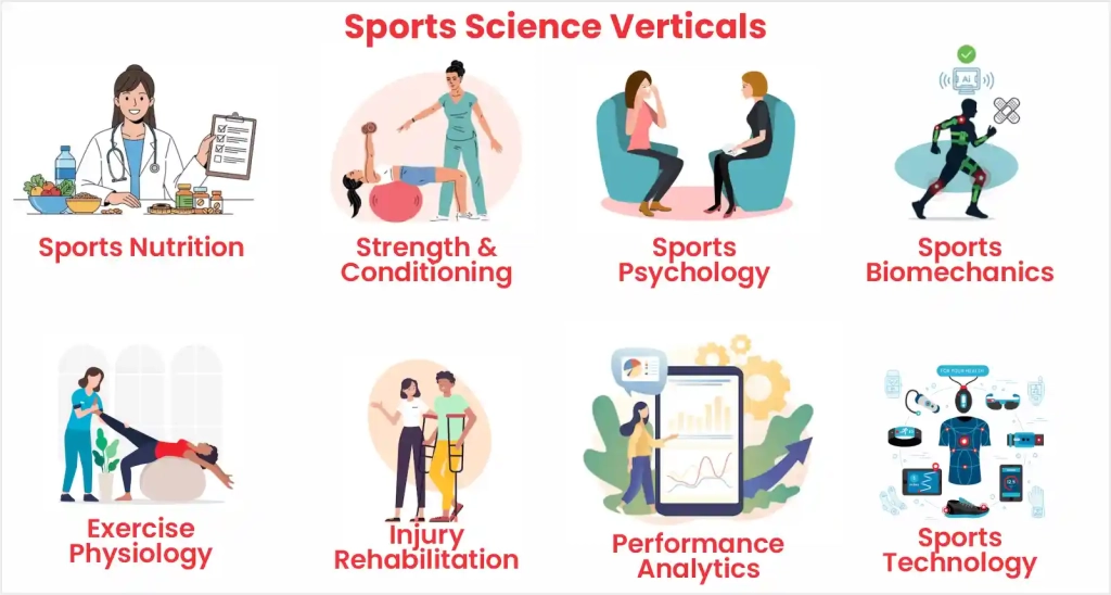 Sports Science Verticals Infographic