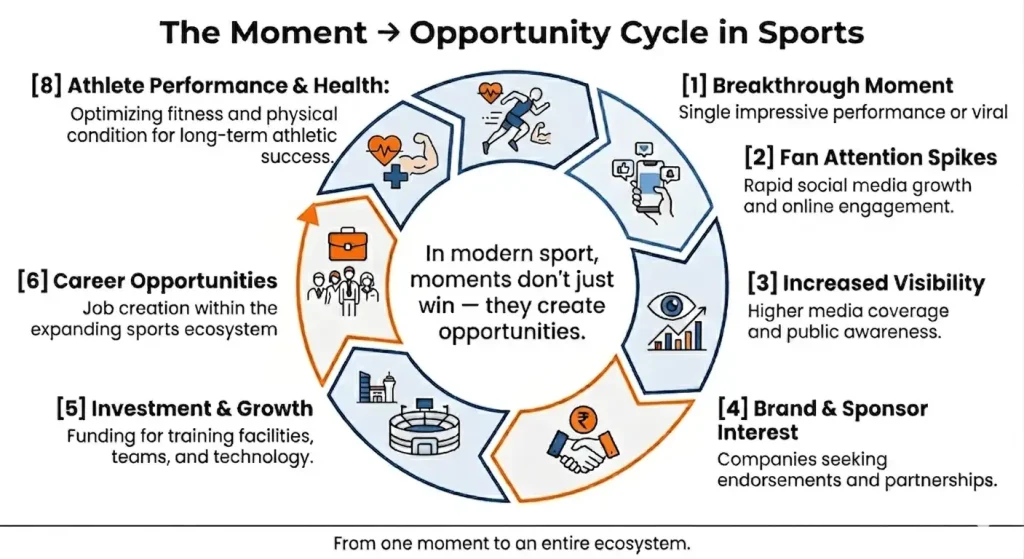 The Moment Opportunity Cycle in Sports Infographic