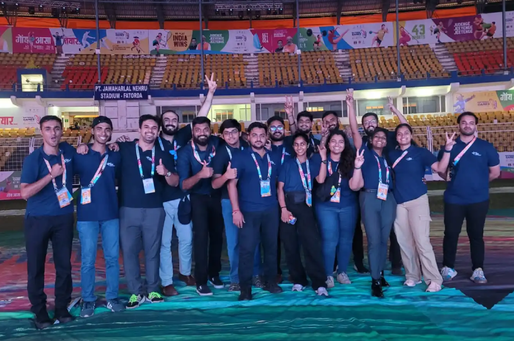 IISM Students at National Games in Goa