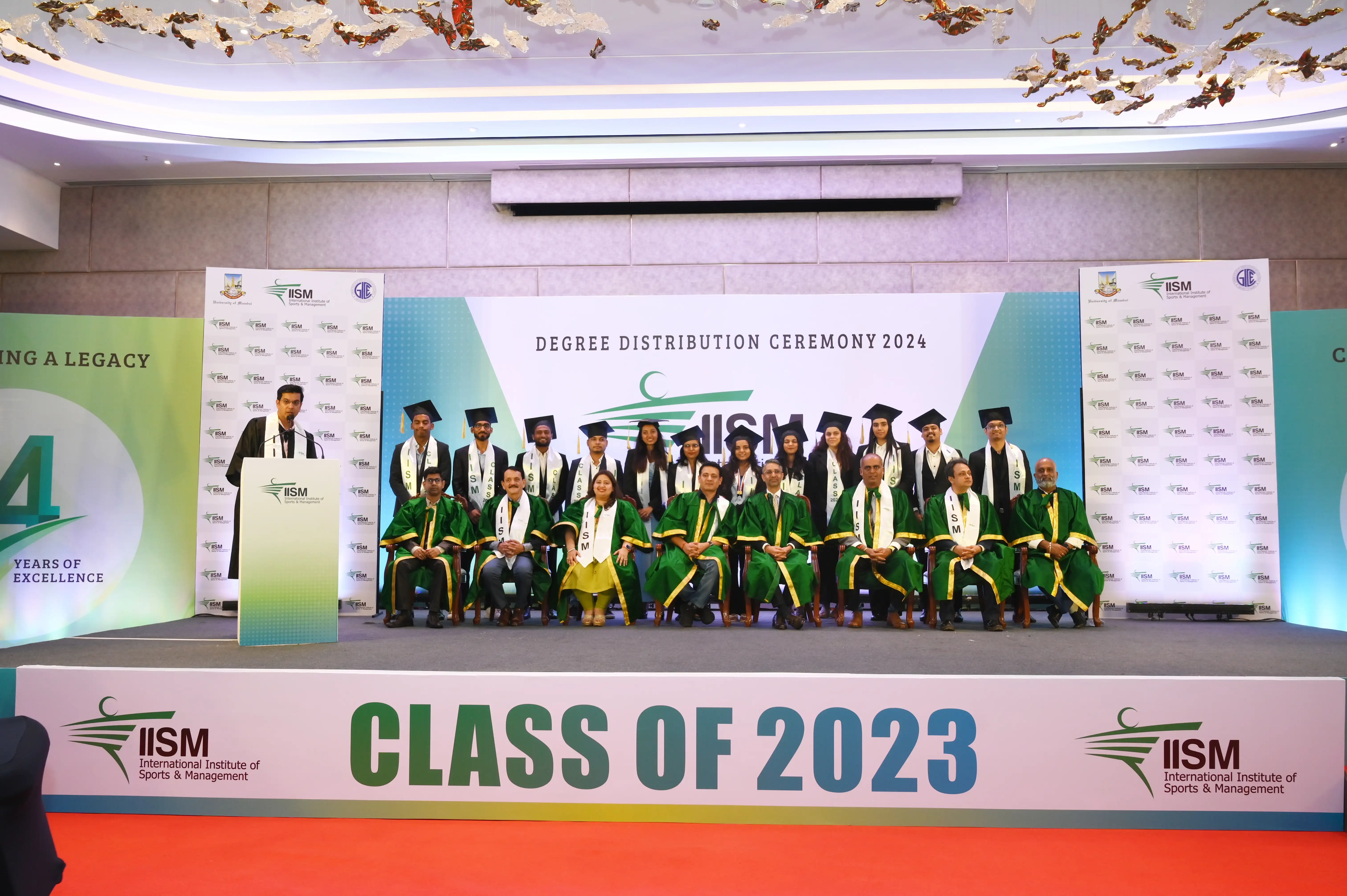 IISM PGPSM Students at Degree Distribution Ceremony