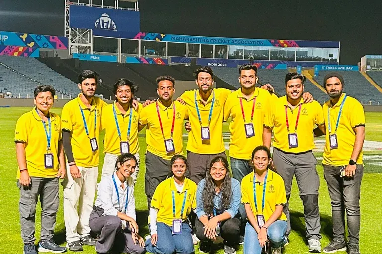 IISM Students worked at ICC World Cup 2023