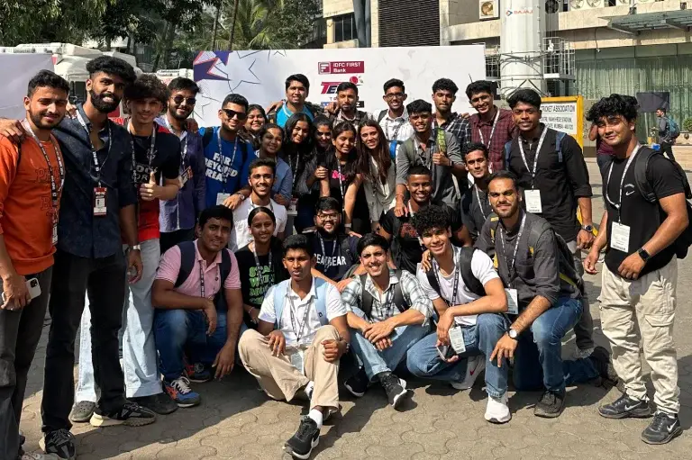 IISM Students Volunteered for the 3rd Test Match between India vs New Zealand at Wankhede Stadium