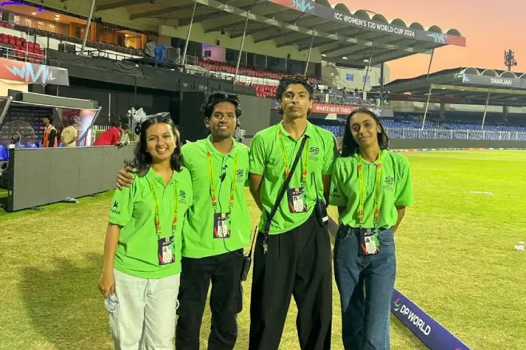 Our Students worked at ICC Women's T20 World Cup 2024 at Sharjah Stadium