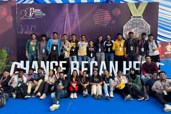 IISM Students Volunteered at Tata Mumbai Marathon 2025