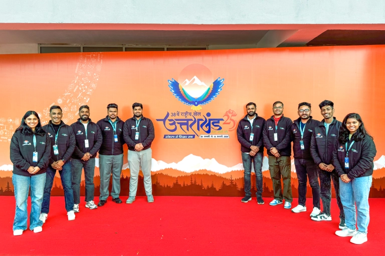 Our Studens at National Games Uttarakhand