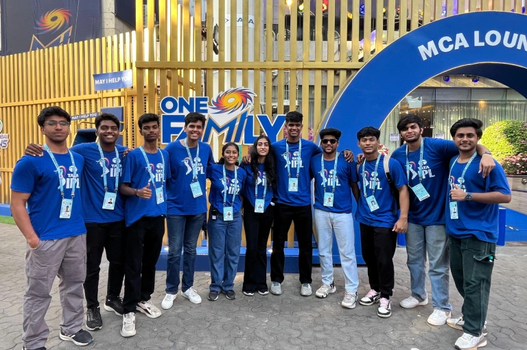 Our Students volunteered at Tata IPL 2025