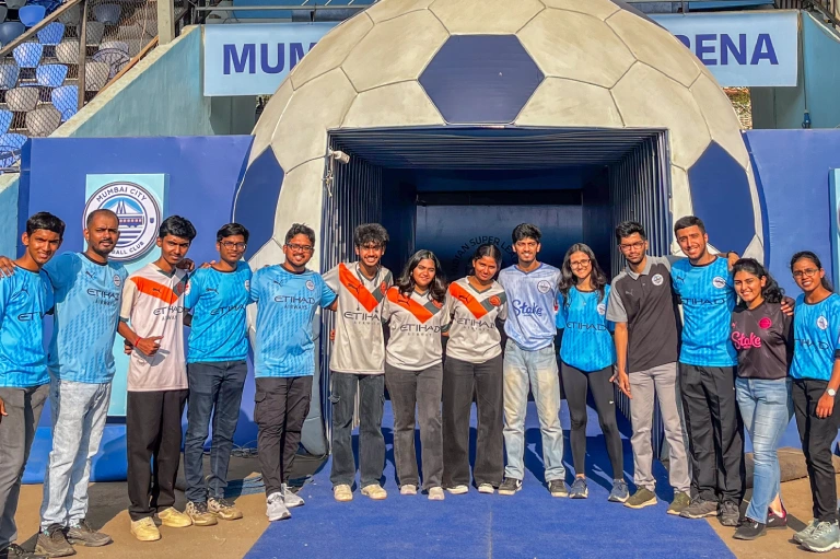 Students visited to Mumbai City FC Stadium for Educational Tour