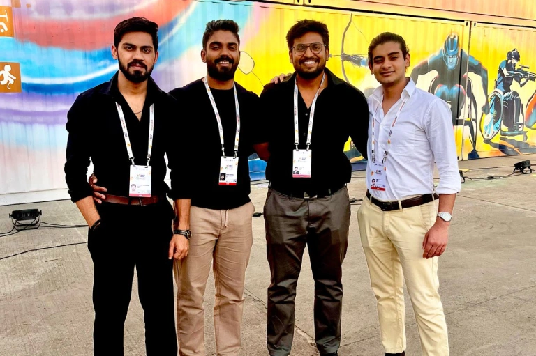 Students worked at Khelo India Para Games Delhi