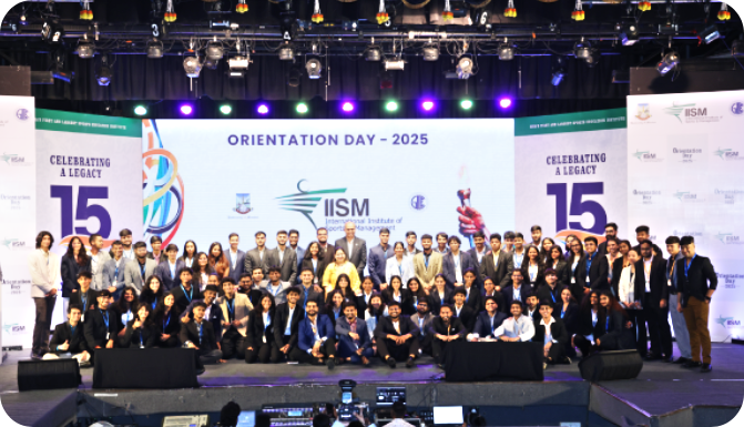 IISM students Volunteering at Orientation Day-2025