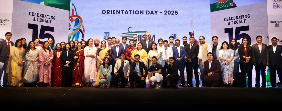 Team IISM Picture at Orientation Day 2025