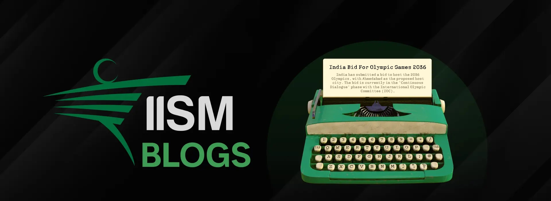 IISM Blogs Updated Banner
