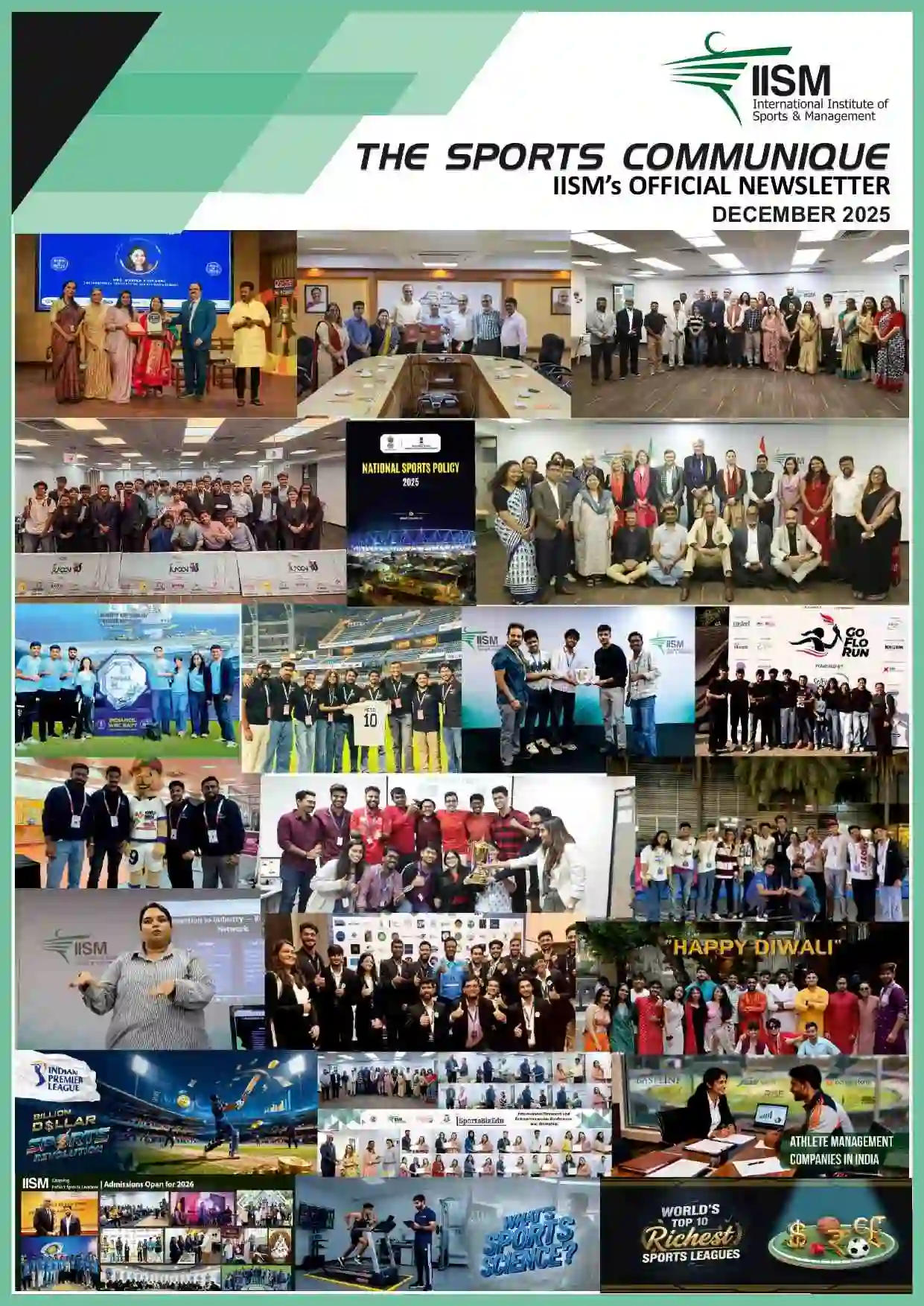 Sports communique Dec 2025