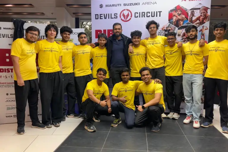 Students volunteered at Devils Circuit mumbai edition