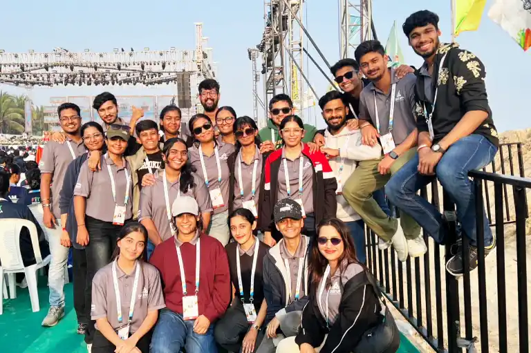Our Students Working at Khelo India Beach Games, Diu 2026