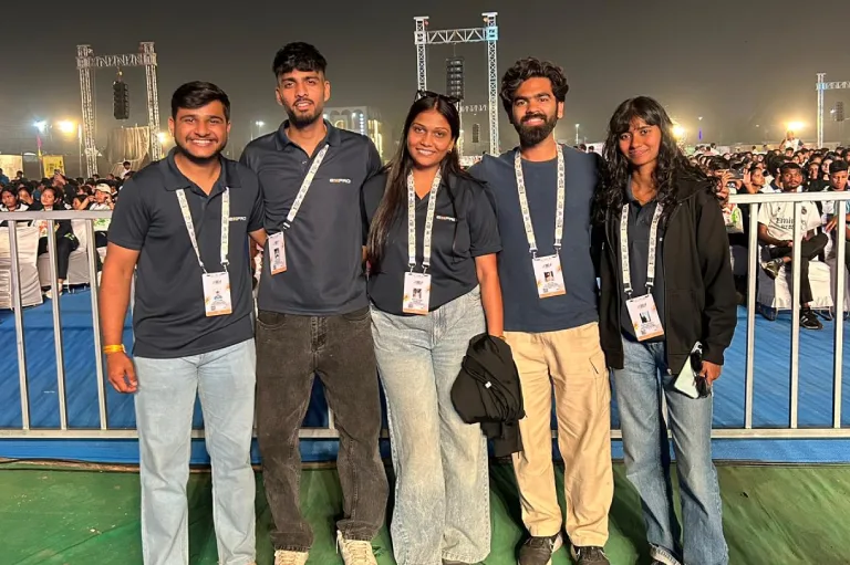 IISM Students working at Khelo India Tribal Games 2026