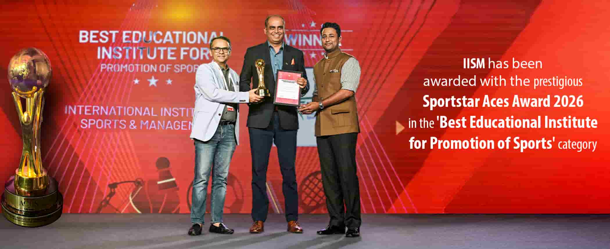 IISM Wins Sportstar Aces Award 2026: Best Educational Institute for Promotion of Sports