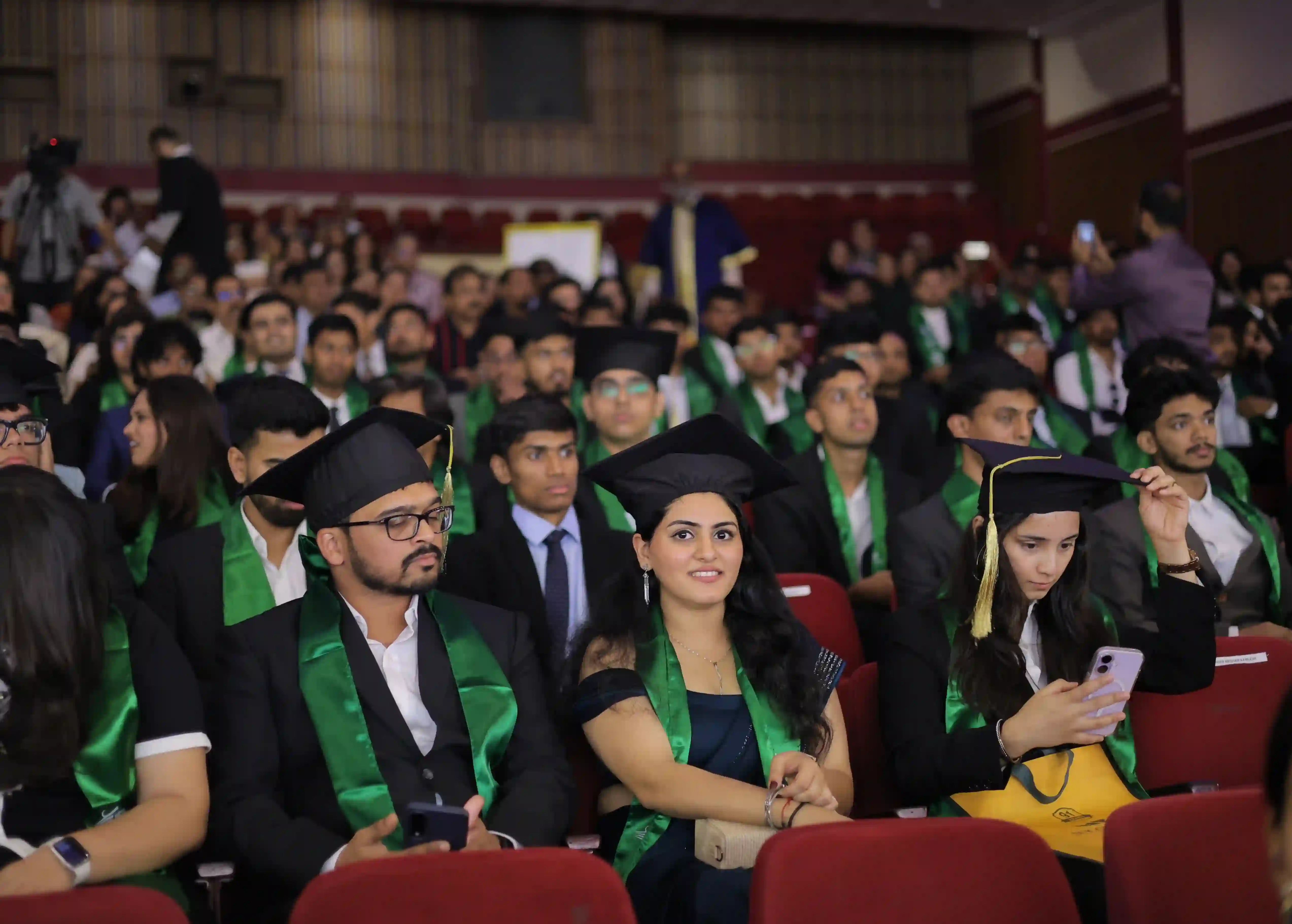 IISM Alumnus and Parents at Degree Distribution Ceremony 2026
