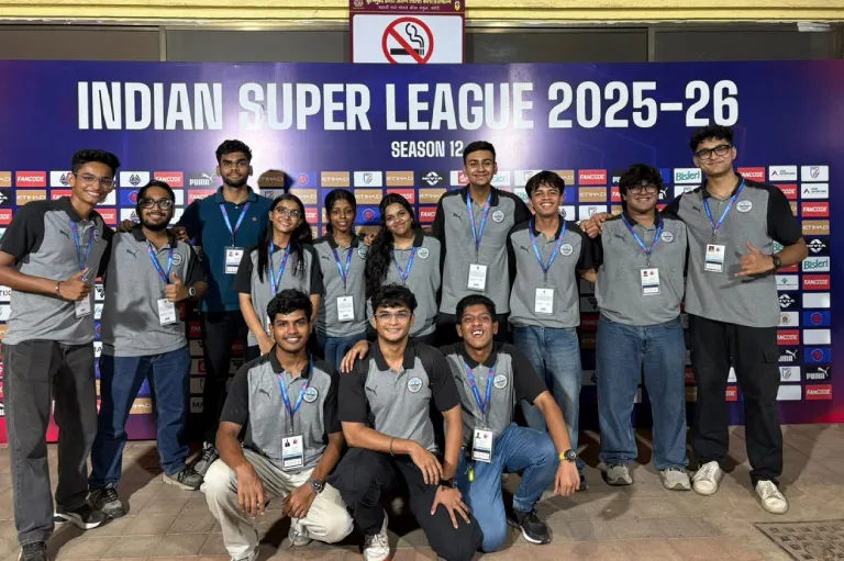 Our students working for Mumbai City FC ISL 2025-26