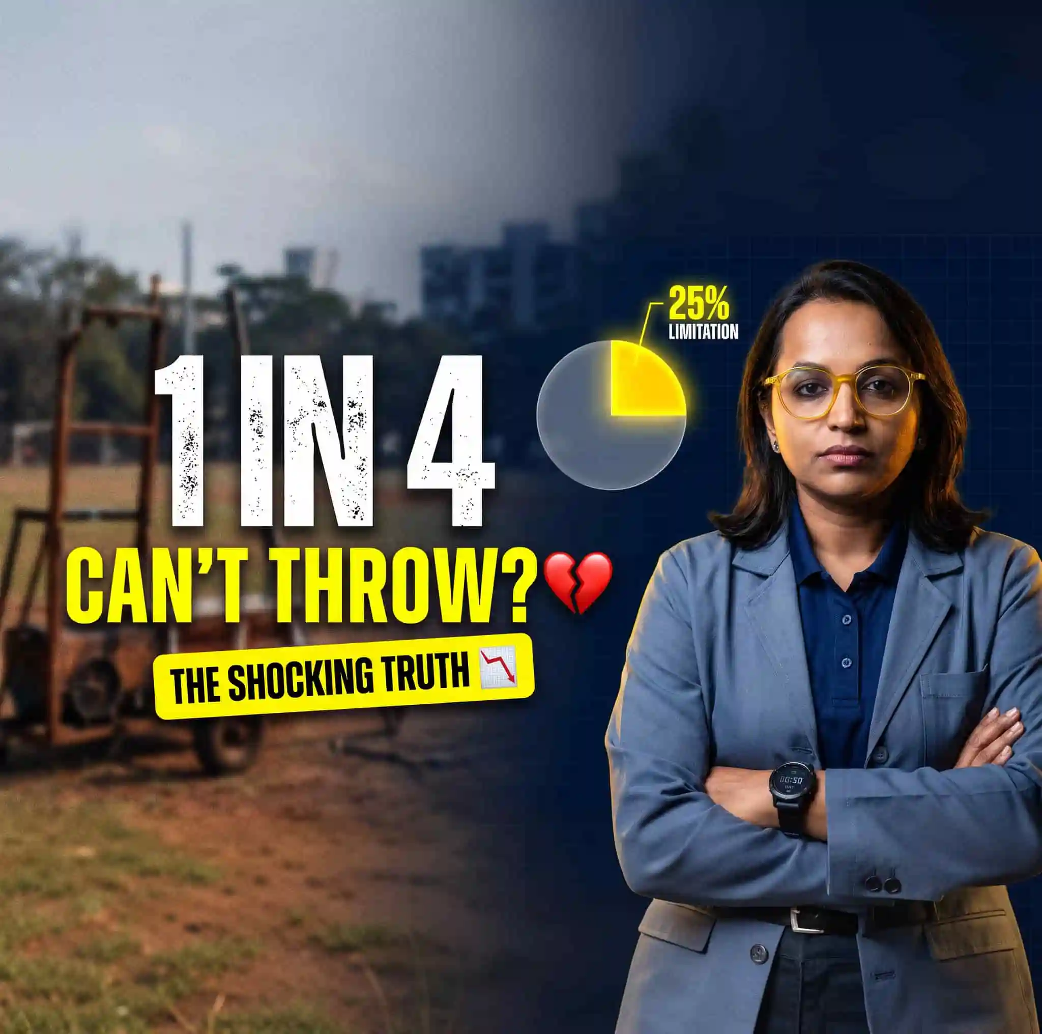1 in 4 Can't Throw