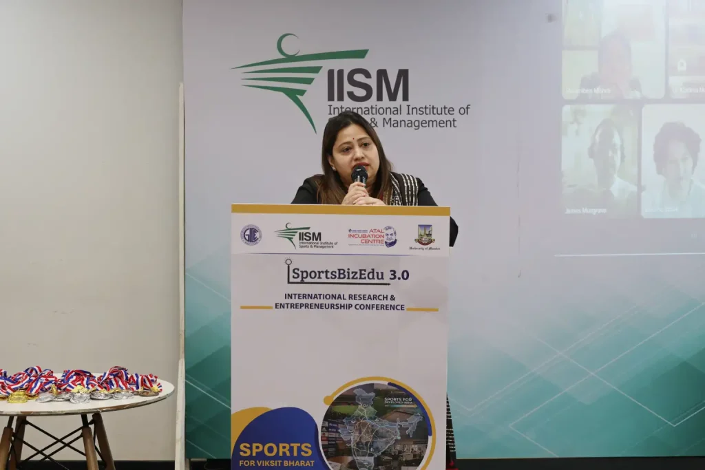 Rasika Kulkarni speech at SportsBizEdu 3.0